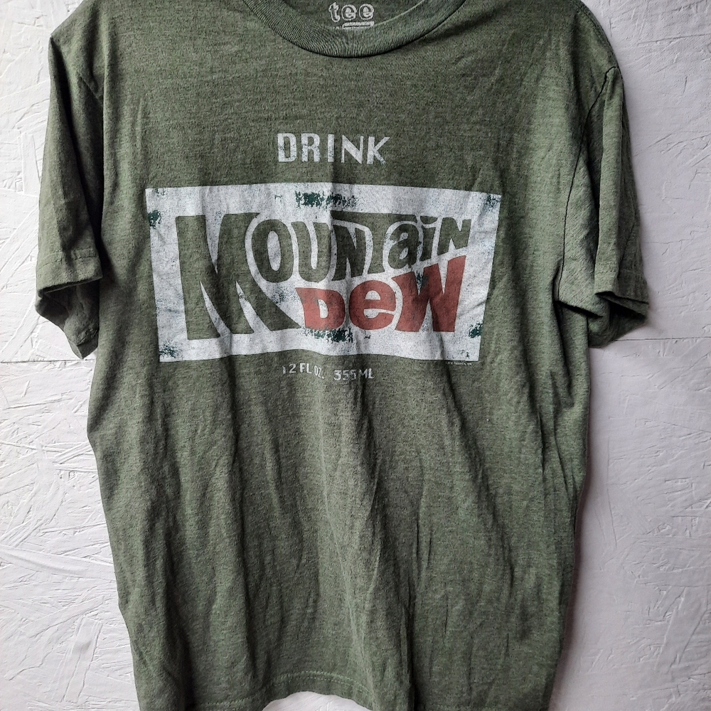 Men's Tee Luv Short Sleeve Moutain Dew Graphic Tee